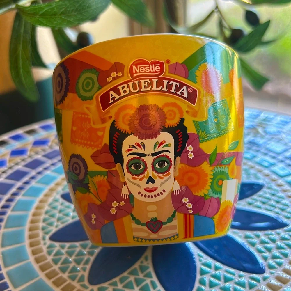 Nestle Chocolate Abuelita 2020 Frida Kahlo Mexican Ceramic Mug